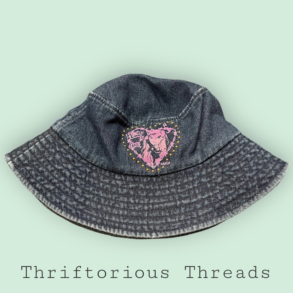 NWT Cider X Bratz Pretty N Punk Denim Bucket Hat - Picture 3 of 6
